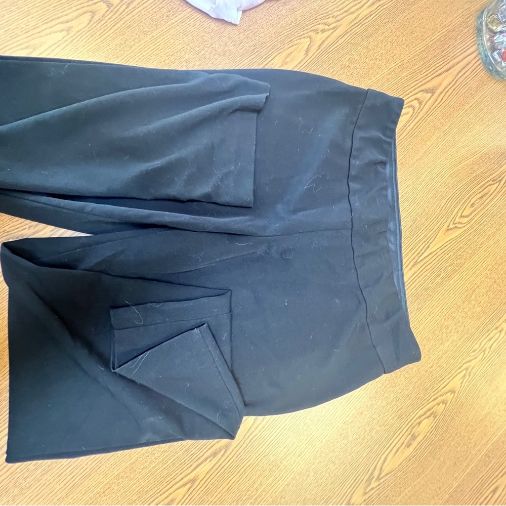 Black dress pants.